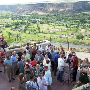 Gathering at a corporate event in Twin Falls, ID