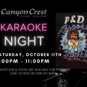Oct 11th Karaoke Night
